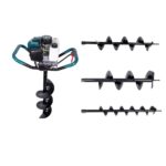 Motoburghiu pamant - 5.5 CP + 3 burghie 100,150,200mm