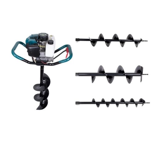 Motoburghiu pamant - 5.5 CP + 3 burghie 100,150,200mm