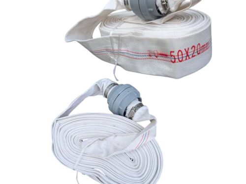 Furtun pompieri panzat, 2" (50mm), 20m + mufe cuplare