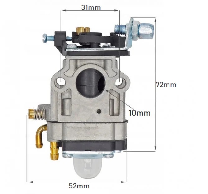 Carburator motocoasa gaura mica 10mm Carburator motocoasa gaura mica 10mm