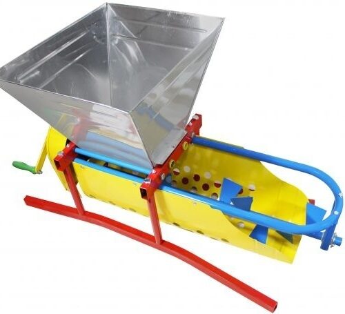 Zdrobitor de struguri manual cu desciorchinare Micul Fermier cuva 30L, 500kg/h