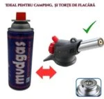 Butelie Gaz MVDGAS 227g, Butan-Propan, pentru Camping și Lămpi cu Gaz - imagine 4