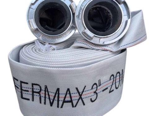 Furtun pompieri FERMAX pvc panzat 3toli - 75mm - 8 bar - tip b - 20m