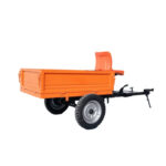 Remorca pentru motocultor capacitate 500Kg, cuva basculabila 125x80x30 cm