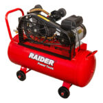 Compresor de Aer 100 L pe Curea, 1.5 kW, 170 l/min, 2 Pistoane RD-AC17 Raider -