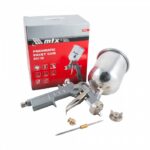 Pistol de vopsit, Mtx 573149, cana metalica 600 ml, duza 1.2, 1.5 si 1.8 mm