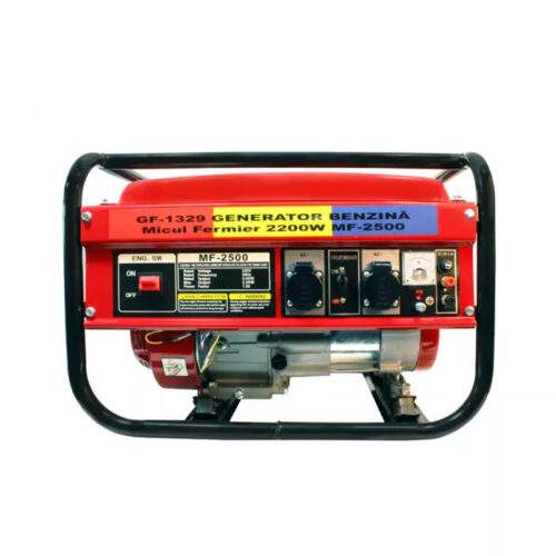 Generator pe benzina Micul Fermier 2200 W, 163 CC, 4 CP, autonomie 6 ore, tehnologie AVR