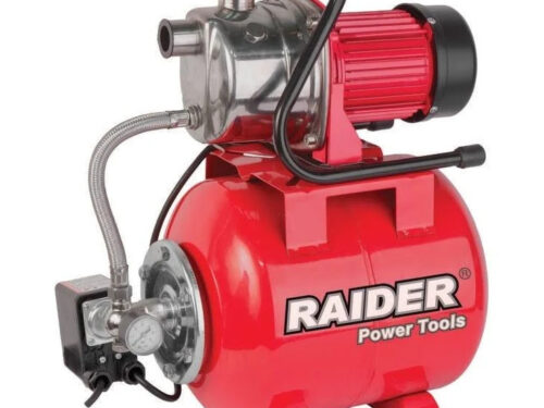 Hidrofor RAIDER RD-WP1200 inox 1200 W 24 l 3840 l/h inaltime refulare 48 m adancime absorbtie 7 m