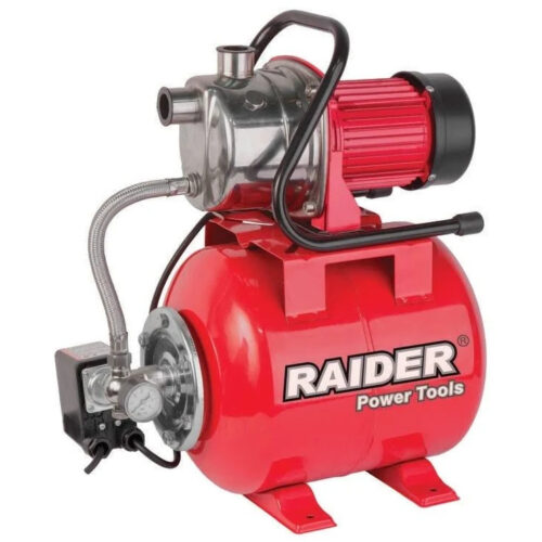 Hidrofor RAIDER RD-WP1200 inox 1200 W 24 l 3840 l/h inaltime refulare 48 m adancime absorbtie 7 m