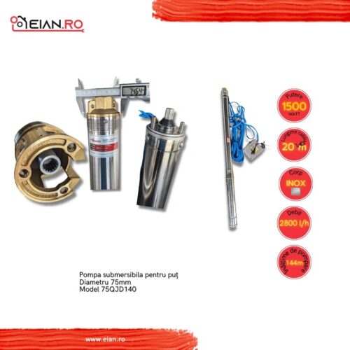 Pompe submersibile pentru Puț Model 75QJD140