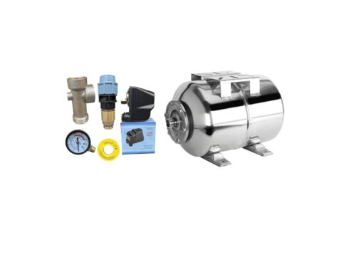 Set Butelie 50l Inox si automatizare hidrofor