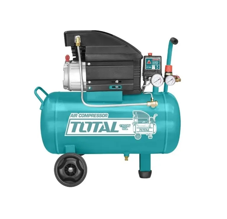 Compresor de aer Total 50L ,1100W, 8BAR Compresor de aer Total 50L ,1100W, 8BAR