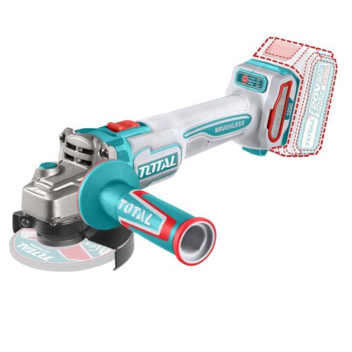 Polizor TOTAL, 20V, 125mm, M14, 6500 rpm, fara acumulator