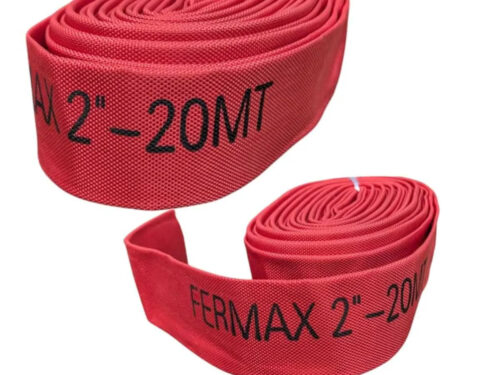 Furtun Pompier FERMAX 2" 20M 16Bar Fara Capete - Roșu