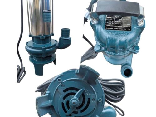 Pompa denisipat si apa murdara Brillo 4000W, refulare 30m, debit 25m³, racord 2", corp fonta, cablu 10m
