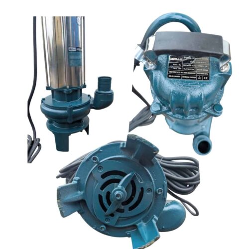 Pompa denisipat si apa murdara Brillo 4000W, refulare 30m, debit 25m³, racord 2", corp fonta, cablu 10m