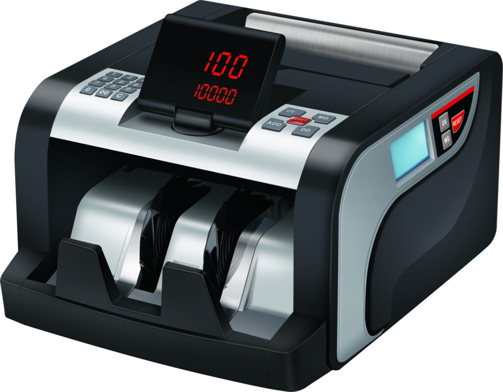 Masina de numarat bani TS-2500, 1200 bancnote / minut, Display dublu