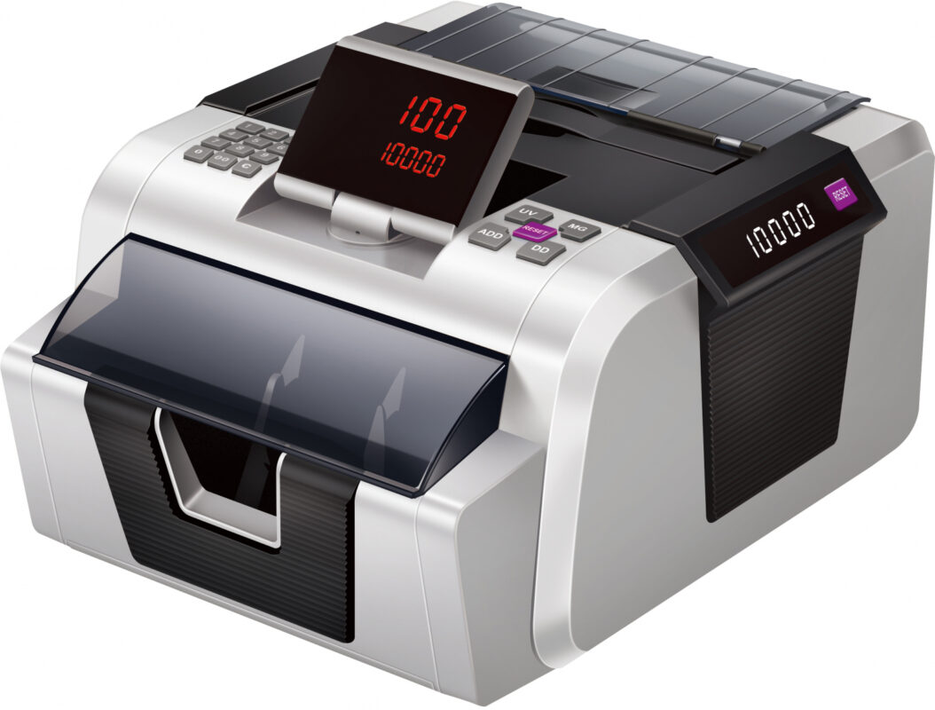 Masina de numarat bani TS-2900, 1500 bancnote / minut, Display dublu