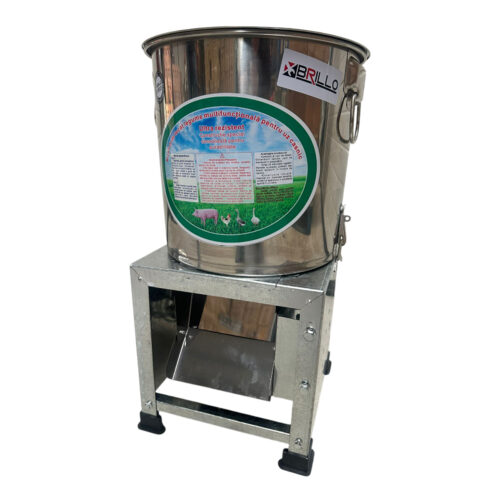 Mașină de tocat legume și fructe 5L, motor electric 220W, cuvă metalică, 4 cuțite, 4 discuri rezervă