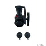 Cap Compresor Aer 2 Pistoane 65mm, 400 l/min, 10 Bar, pentru Rezervoare 50-150L - imagine 2