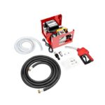 Pompa motorină 550W cu contor mecanic 220V – Pompa transfer diesel - imagine 4