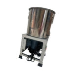 Mașină de tocat legume și fructe 5L, motor electric 220W, cuvă metalică, 4 cuțite, 4 discuri rezervă - imagine 2