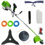Motocoasă benzină Fresco Power by ItalianTech CMP1545, 8.5 CP, 2T, 58cc, Easy Start, model 2025, verde, 10 accesorii incluse