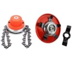 Set disc motocoasa cu 5 lame si tambur cu lant motocoasa universal