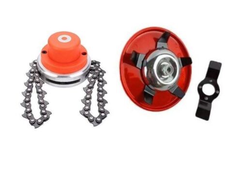 Set disc motocoasa cu 5 lame si tambur cu lant motocoasa universal