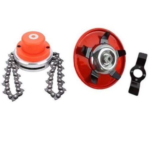Set disc motocoasa cu 5 lame si tambur cu lant motocoasa universal