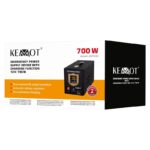 UPS centrală termică Kemot PROsinus 1000, 700W, sinusoidă pură, 12V, funcție încărcare acumulator, URZ3406B - imagine 2