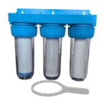 Filtru Triplex pentru Apă cu 3 Cartușe, Racord 1"