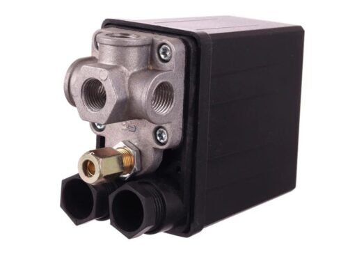 Presostat compresor 3 ieșiri universal 220V, 16A, 12 bar, racord 1/4"