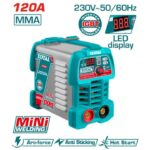 Aparat sudura TOTAL MMA 120A, invertor IGBT, 230V, electrozi 2.5/3.2 mm, LED