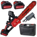 Drujba de mana cu acumulatori Campion, 48V 8A, 2 acumulatori,Incarcator, Lama 30CM, Geanta transport