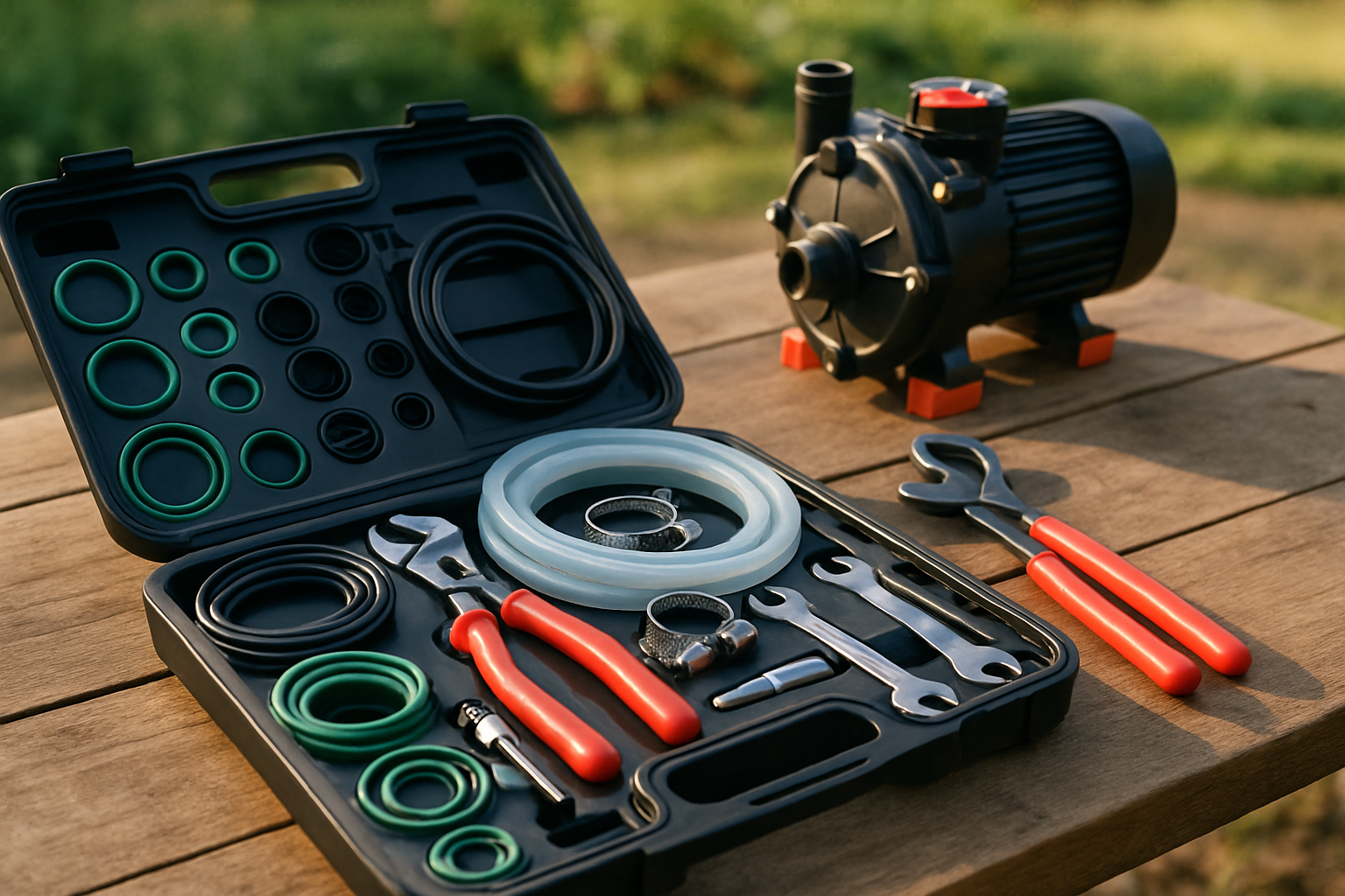 trusa reparatii pompe cu set consumabile pompe pentru interventii rapide