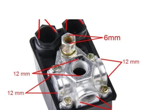 Presostat compresor 3 iesiri, universal, 220v