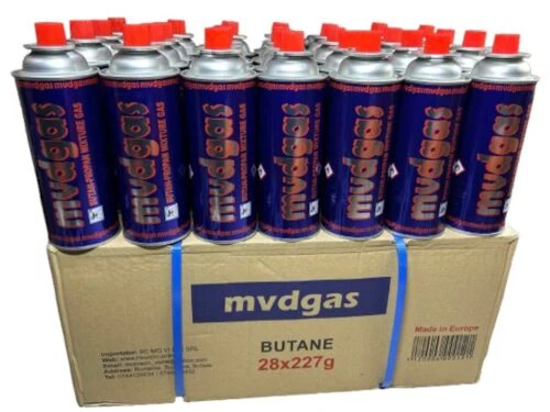 Set 28 butelii gaz tip spray, MVD, 227g, pentru aragaz portabil, uz universal