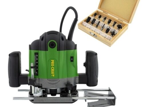 Freză Lemn Procraft POB1700, 1700W, cu Freze Incluse
