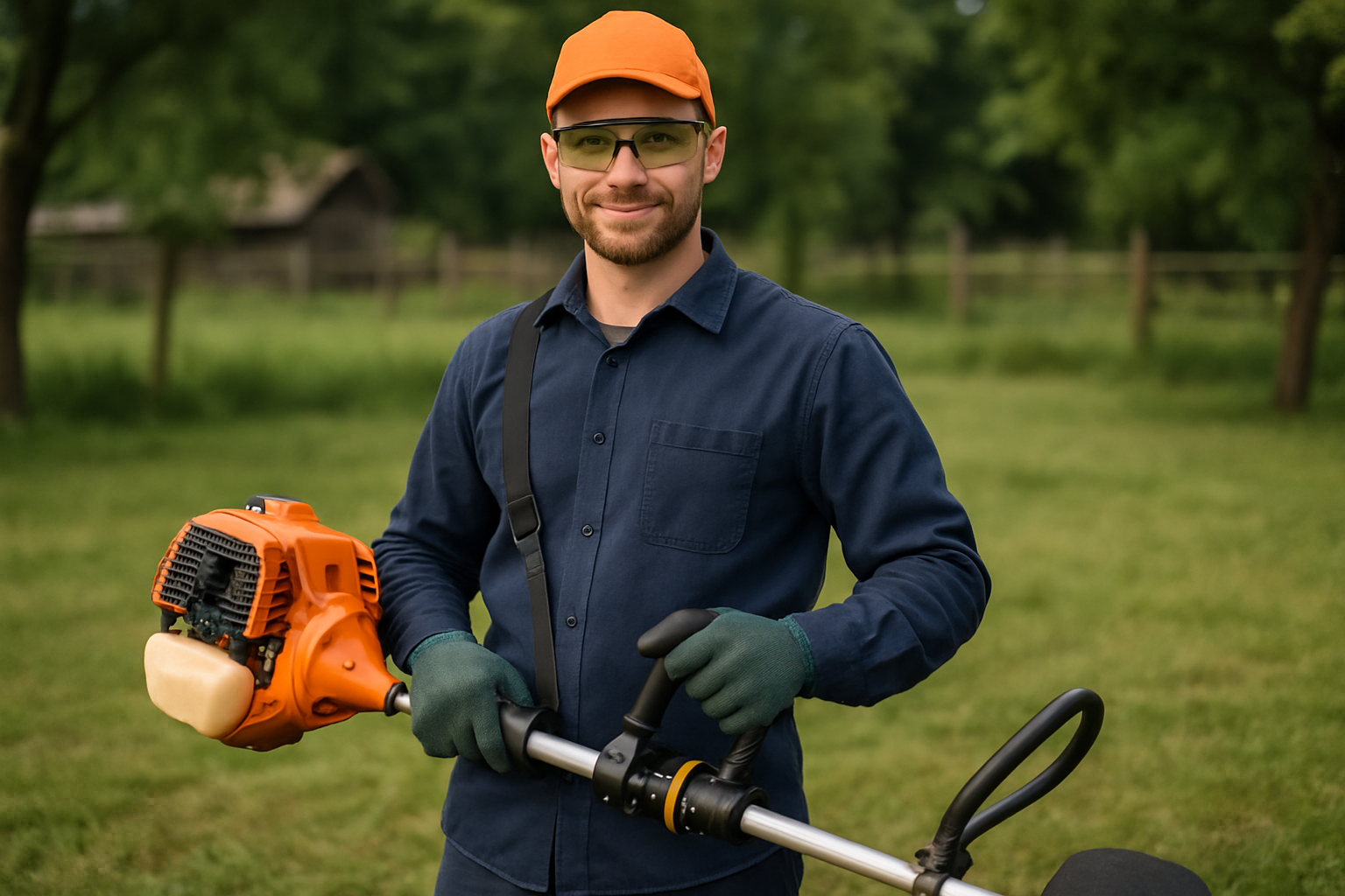 kit amortizare motocoasă montat pe motocoasă pentru reducere vibrații motocoasă