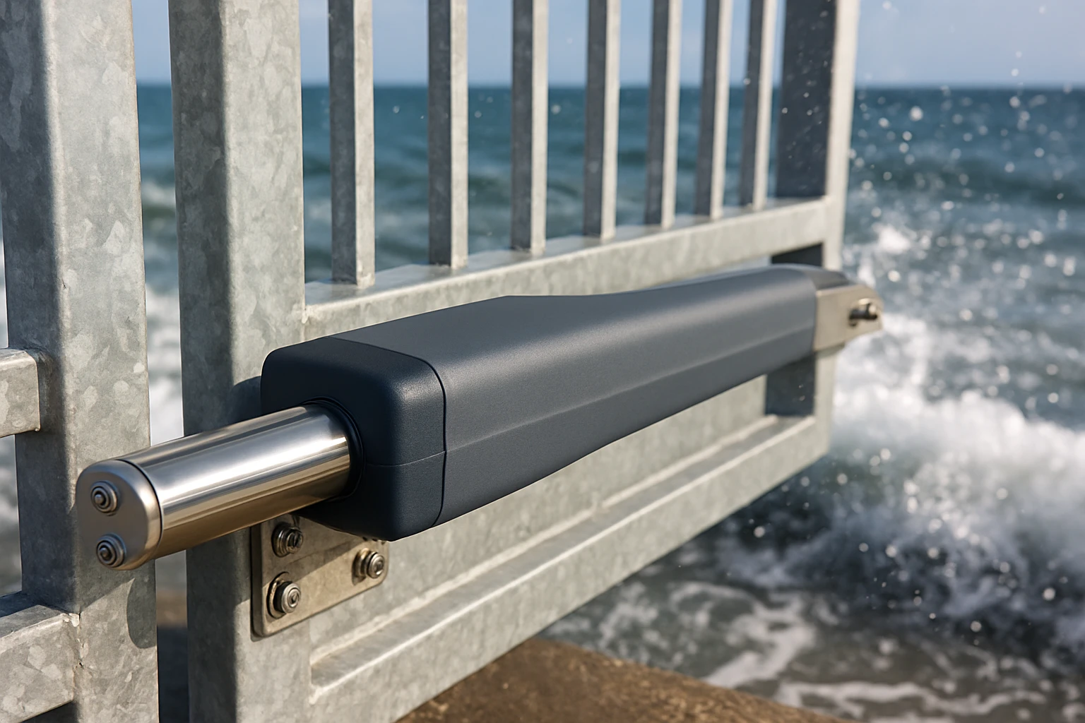 Unitate automatizare porți protecție anticorozivă automatizări, șuruburi inox și garnitură etanșă