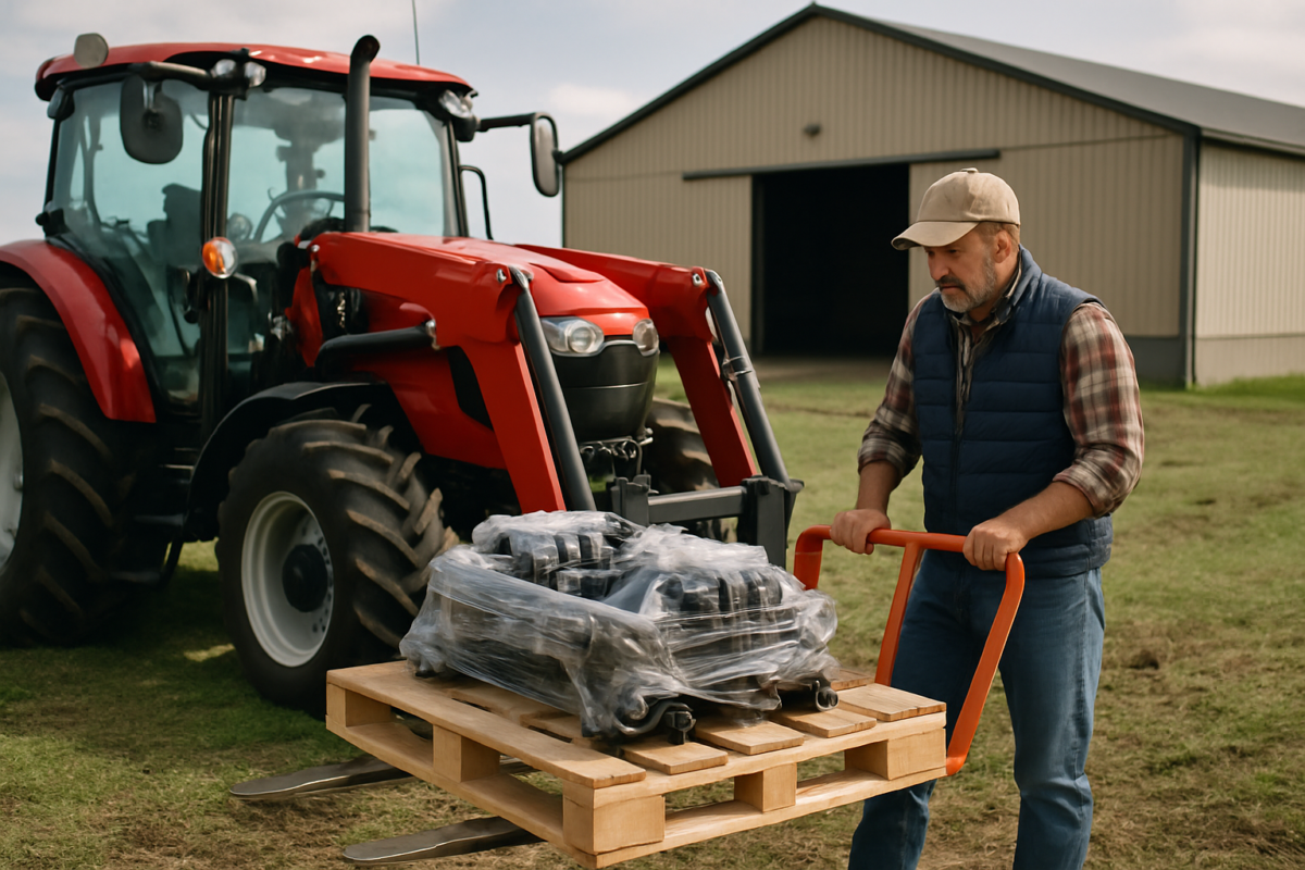 Fermier lângă tractor modern în contextul subvenții utilaje agricole România pentru 2026