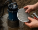 pompa submersibila cu protectie anti-aspiratie pompe montata intr-un cos metalic