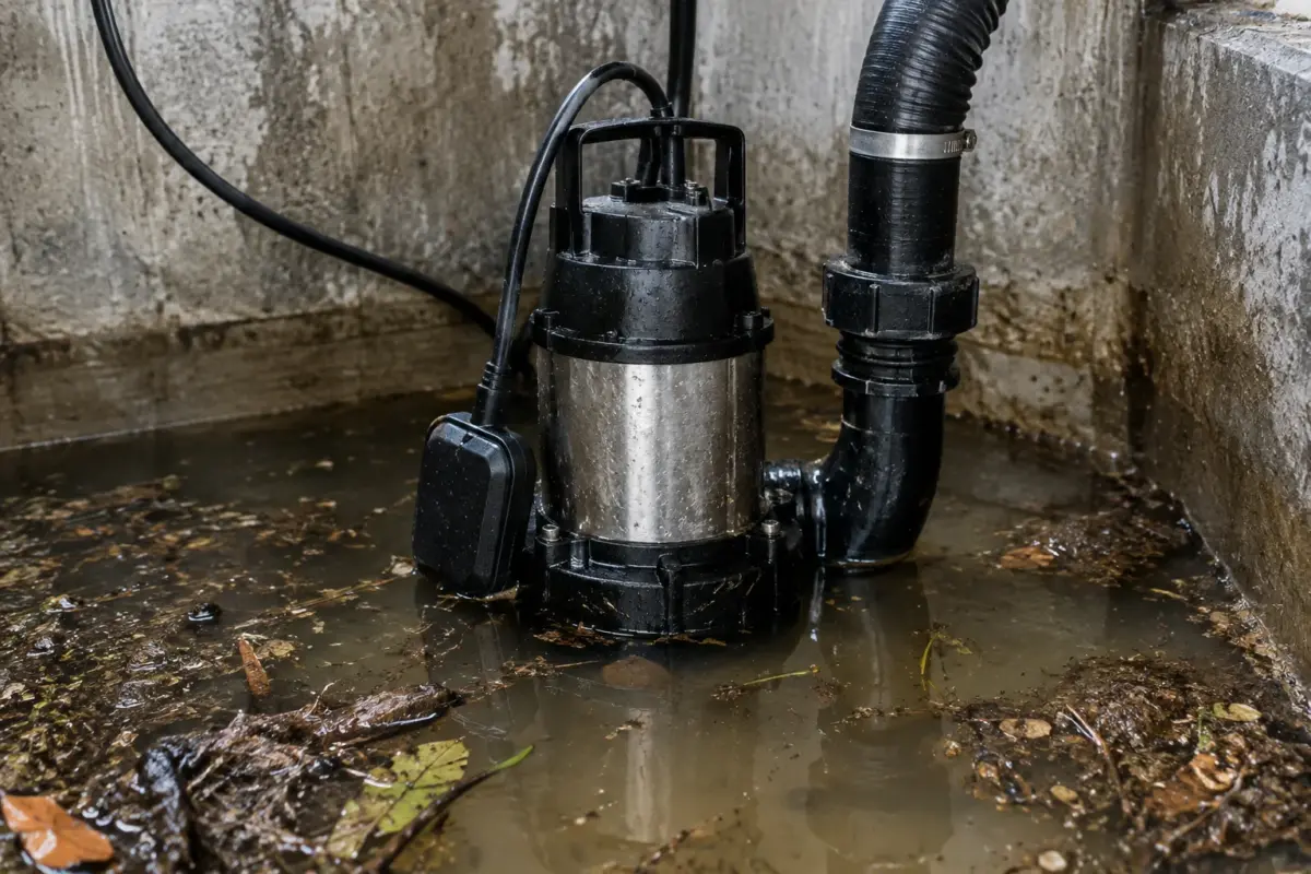 pompă submersibilă cu tocător pentru evacuarea apelor încărcate cu resturi