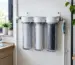 Filtru triplex montat în gospodărie pentru tratarea apei potabile
