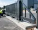 kit poartă autoportantă de 1.000 kg montat pe fundație cu role și ghidaje
