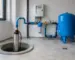 Automatizare pompă submersibilă montată lângă instalația de alimentare cu apă din gospodărie