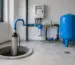 Automatizare pompă submersibilă montată lângă instalația de alimentare cu apă din gospodărie